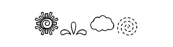 DJB Doodled Bits  Free Fonts Download