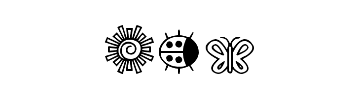 DJB Doodled Bits  Free Fonts Download