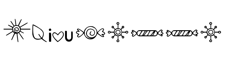 DJB Doodled Bits  Free Fonts Download