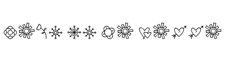 DJB Doodled Bits  Free Fonts Download