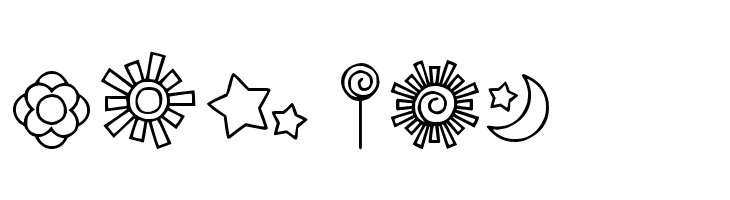 DJB Doodled Bits  Free Fonts Download