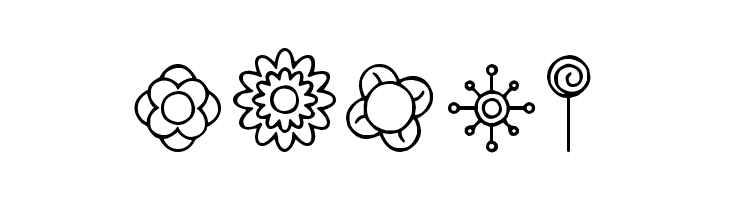 DJB Doodled Bits  Free Fonts Download