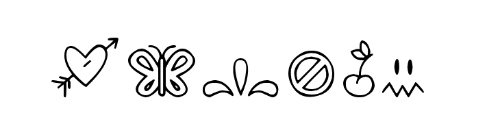 DJB Doodled Bits  Free Fonts Download