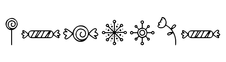 DJB Doodled Bits  Free Fonts Download