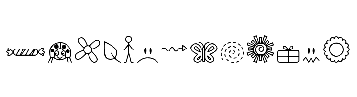 DJB Doodled Bits  Free Fonts Download