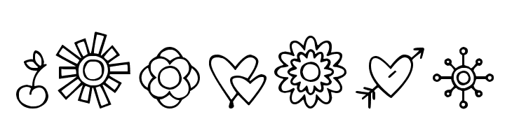 DJB Doodled Bits  Free Fonts Download