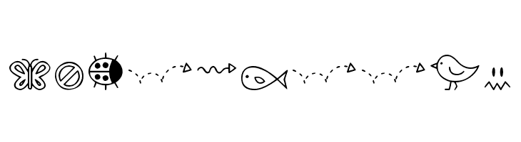 DJB Doodled Bits  Free Fonts Download