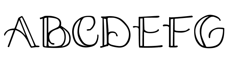 DJB Upstairs at the Abbey  Free Fonts Download