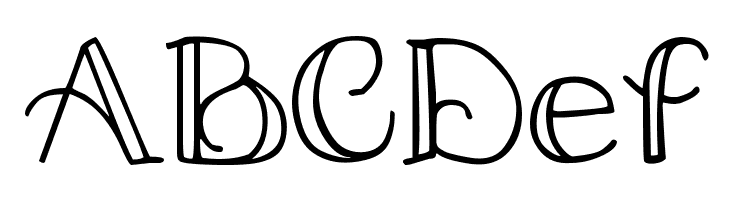 DJB Upstairs at the Abbey  Free Fonts Download