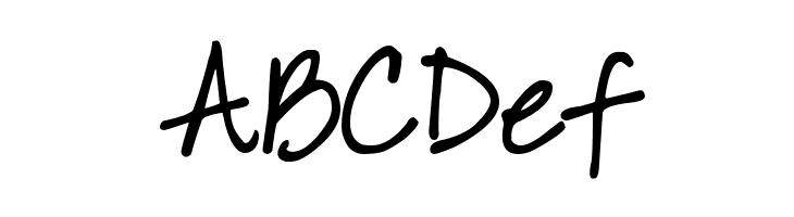 DJB Sarah prints  Free Fonts Download
