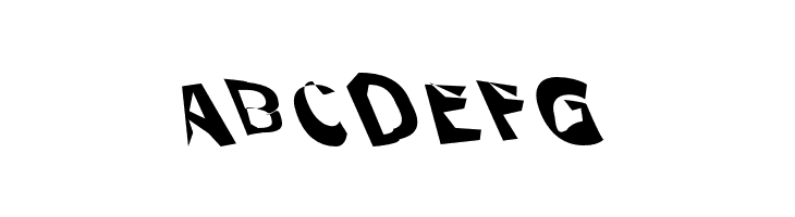Through The Black Wide Leftalic  Free Fonts Download