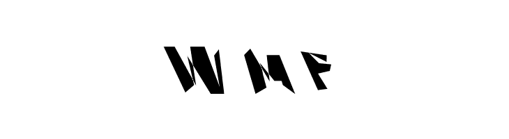 Through The Black Wide Leftalic  Free Fonts Download