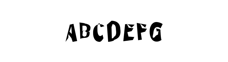 Through The Black Narrow  Free Fonts Download