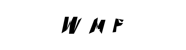 Through The Black Italic  Free Fonts Download