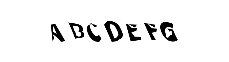 Through The Black Leftalic  Free Fonts Download