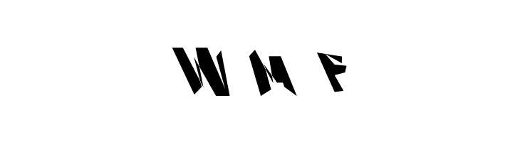 Through The Black Leftalic  Free Fonts Download