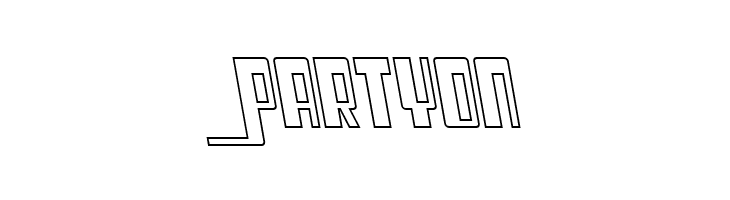 Cosmic Age Outline Italic  Free Fonts Download