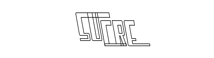 Cosmic Age Outline Italic  Free Fonts Download