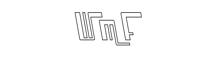 Cosmic Age Outline Italic  Free Fonts Download