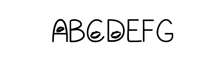 Sealed With A Kiss  Free Fonts Download