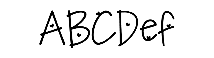 KG I Need A Heart Font  Free Fonts Download