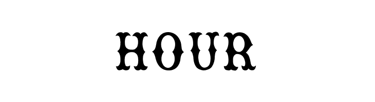 HOUR Rebel Bones Font