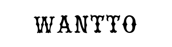 WANTTO Rebel Bones Font