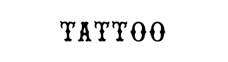 tattoo Rebel Bones Font