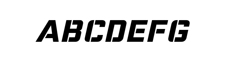 Nike Combat Stencil  Free Fonts Download