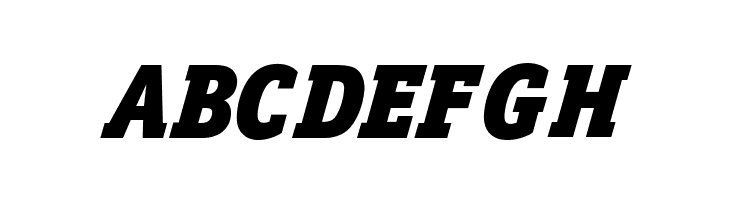 ABCDEFGH NCAA North Dakota St Bison Font