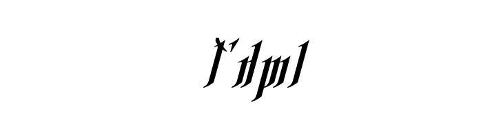Rhesimol Italic  Free Fonts Download