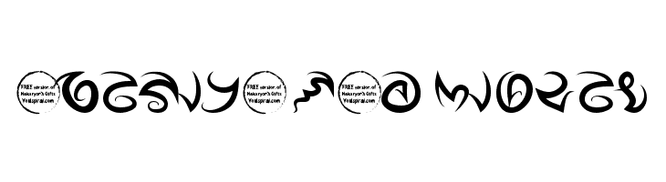 Nakaryon's Gifts Bold  Free Fonts Download