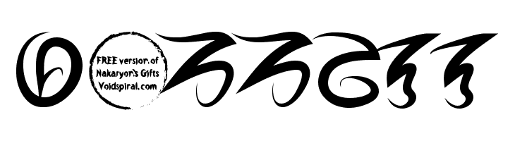 Nakaryon's Gifts Bold  Free Fonts Download