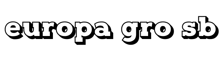 Typoster Outline  Free Fonts Download