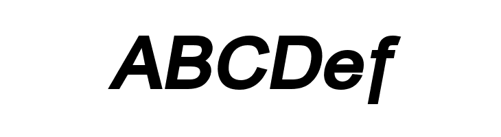 ER Univers 866 Bold Italic  Free Fonts Download