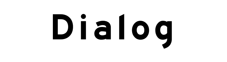 Dialog Traffic 06 Font