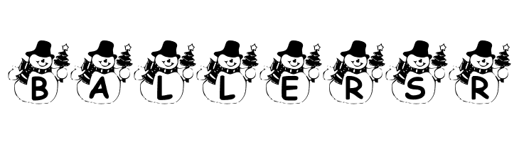 Summers Snowman  Free Fonts Download