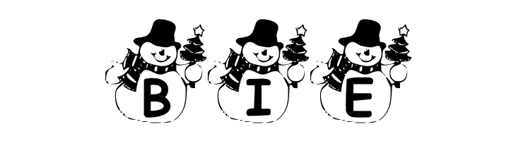 Summers Snowman  Free Fonts Download