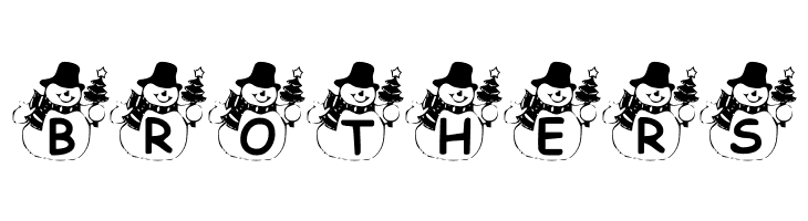 Summers Snowman  Free Fonts Download