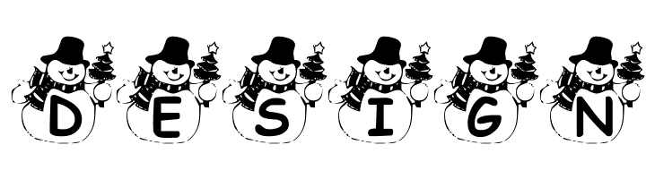 Summers Snowman  Free Fonts Download