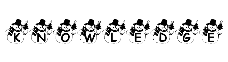 Summers Snowman  Free Fonts Download