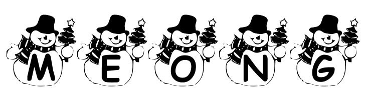 Summers Snowman  Free Fonts Download