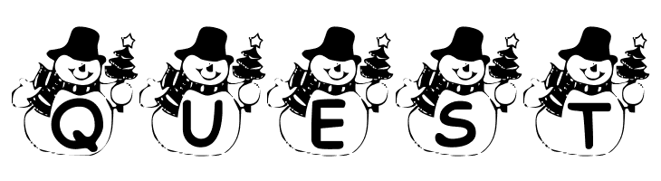 Summers Snowman  Free Fonts Download