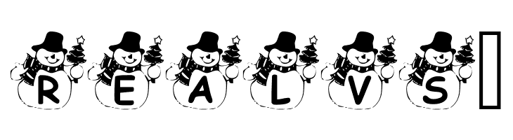 Summers Snowman  Free Fonts Download