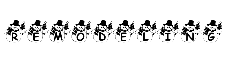Summers Snowman  Free Fonts Download