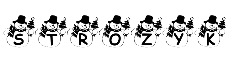 Summers Snowman  Free Fonts Download
