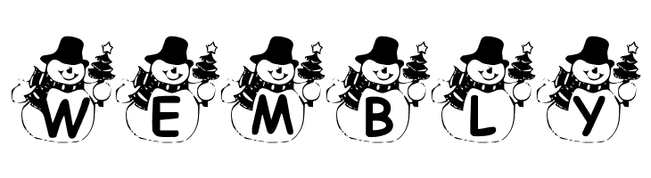 Summers Snowman  Free Fonts Download