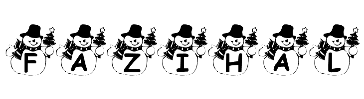 Summers Snowman  Free Fonts Download