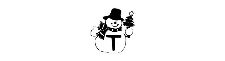 Summers Snowman  Free Fonts Download
