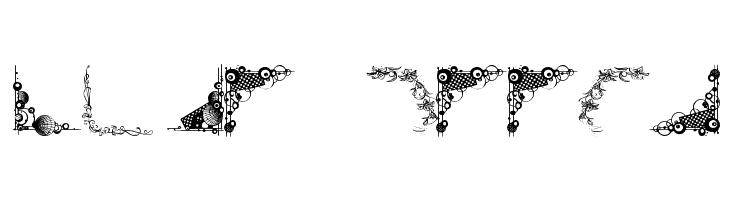 Vintage Decorative Corners 22  Free Fonts Download